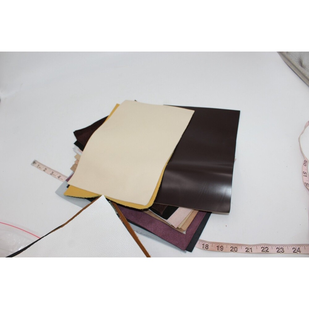 30 Real Leather Sheets Craft Cutter 8x12" Colorful Fun Patterns Colors Snake - Picture 8 of 10